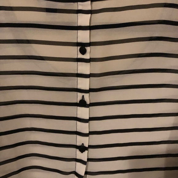 American Eagle Outfitters Dressy Striped Tee - Picture 6 of 7